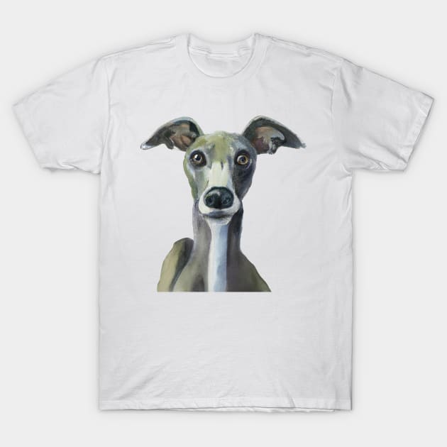 Watercolor Italian Greyhound - Dog Lovers T-Shirt by Edd Paint Something